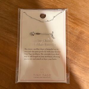 Silver Satellite Chain Necklace Extender